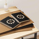 Vidaxx panneaux décoratifs 50 pcs chêne noir 30 x 42 x 0,27 cm bois d'ingénierie