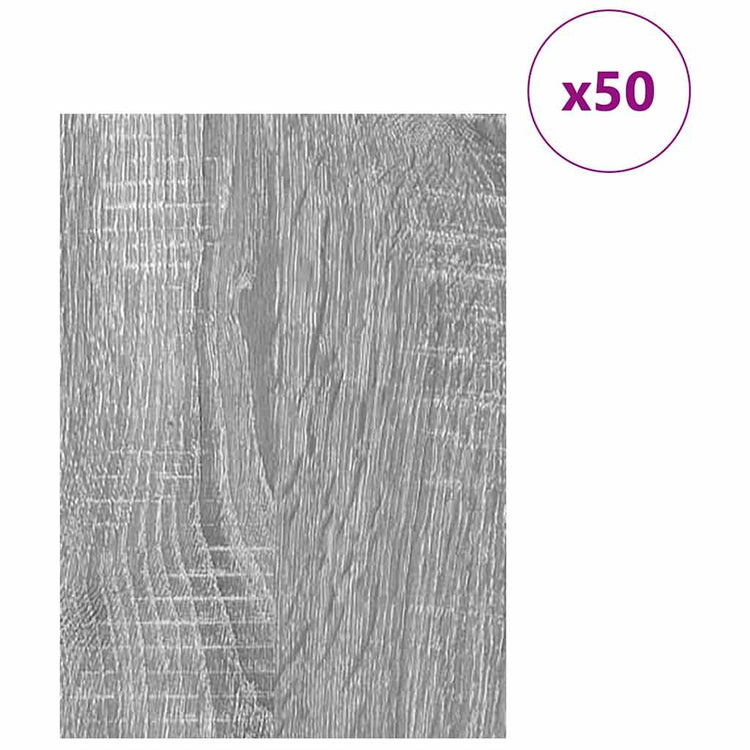 Vidaxx panneaux décoratifs 50 pcs gris sonoma 30 x 42 x 0,27 cm bois d'ingénierie