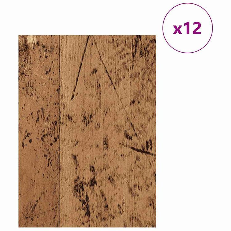Vidaxx panneaux décoratifs 12 pcs vieux bois 30 x 42 x 0,27 cm bois d'ingénierie
