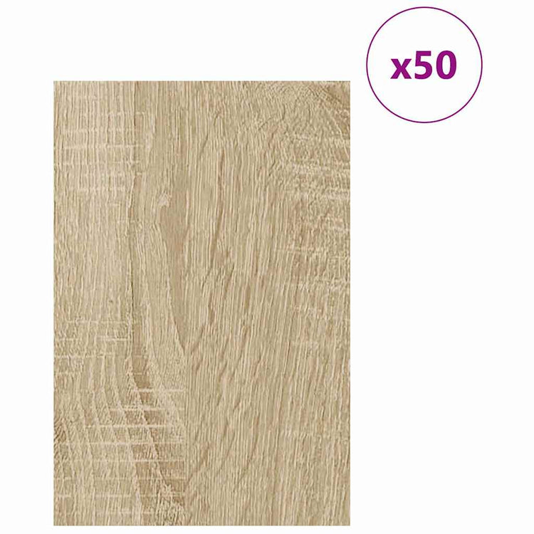 Vidaxx panneaux décoratifs 50 pcs chêne sonoma 40 x 60 x 0,27 cm bois d'ingénierie