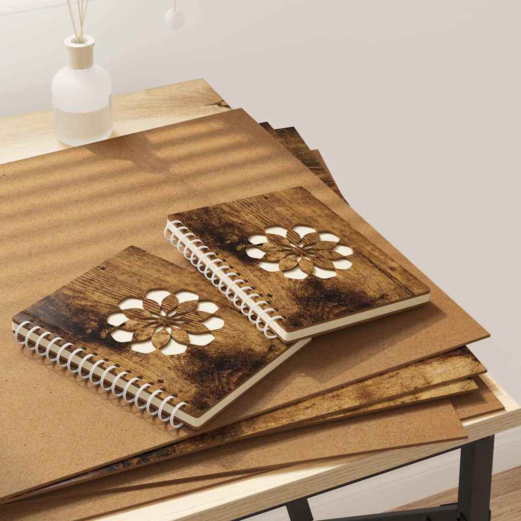 Panneaux décoratifs Vidaxx 50 pcs chêne fumé 40 x 60 x 0,27 cm