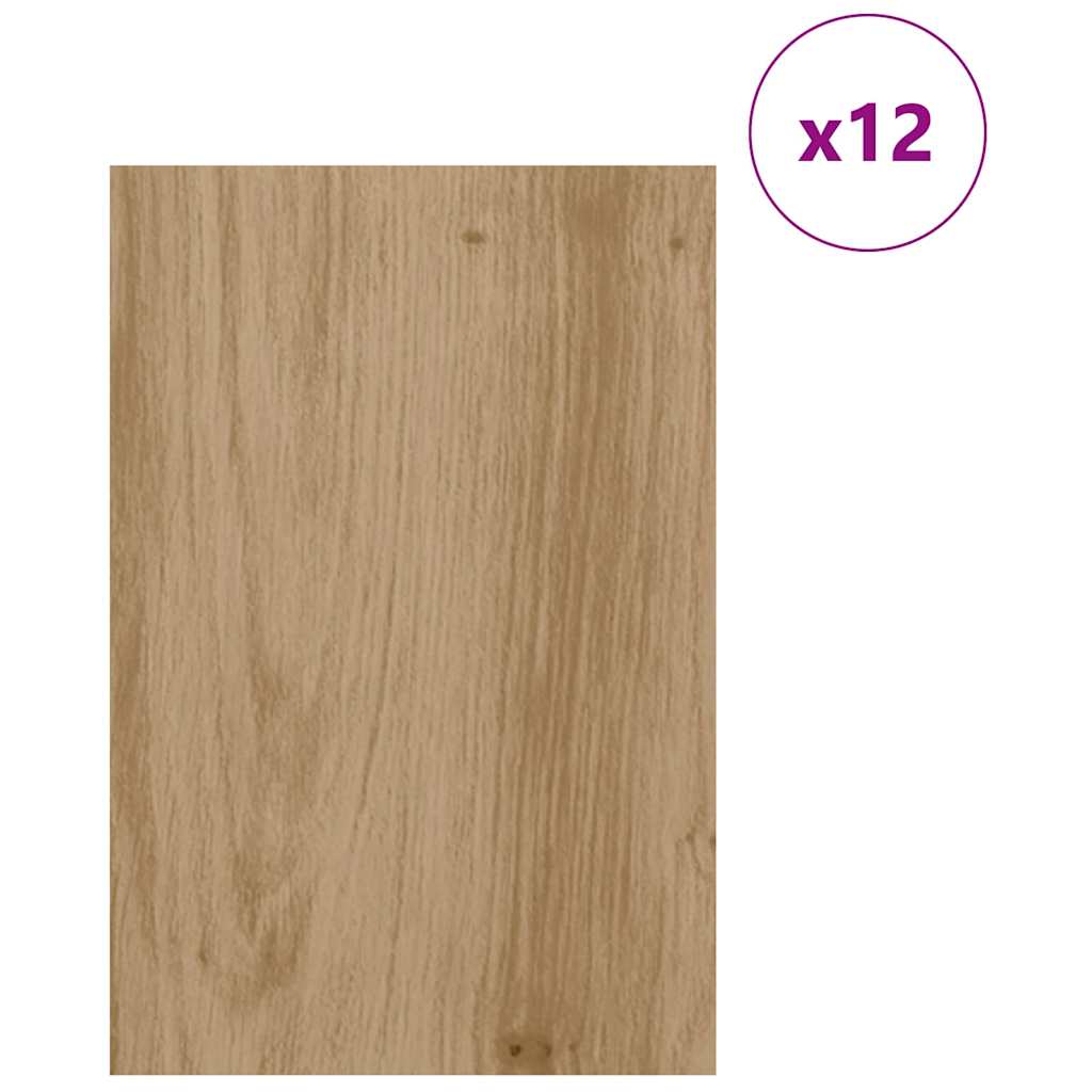 Panneaux décoratifs Vidaxx 12 pcs chêne artisanal 40 x 60 x 0,27 cm