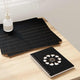 Vidaxx panneaux décoratifs 12 pcs chêne noir 30 x 30 x 0,27 cm bois d'ingénierie