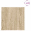 Vidaxx panneaux décoratifs 50 pcs chêne sonoma 30 x 30 x 0,27 cm bois d'ingénierie