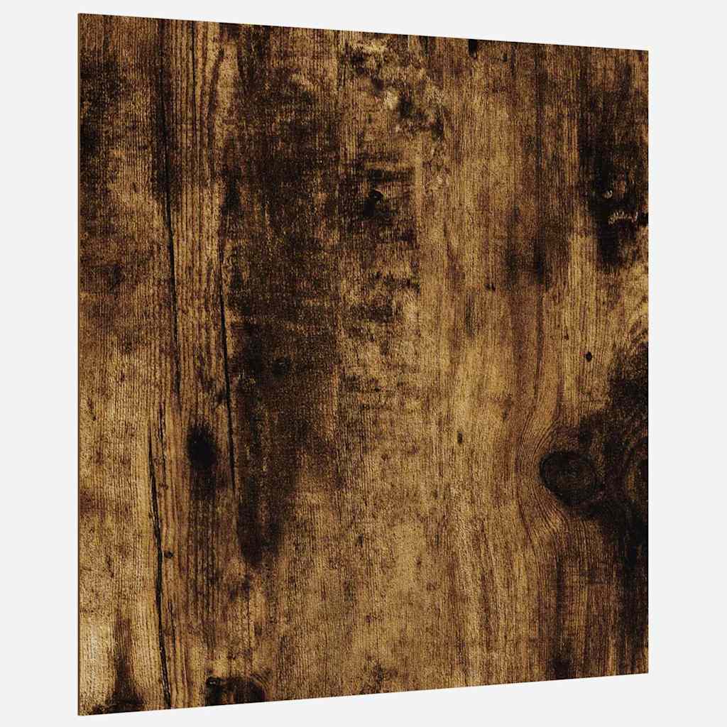 Panneaux décoratifs Vidaxx 50 pcs chêne fumé 30 x 30 x 0,27 cm