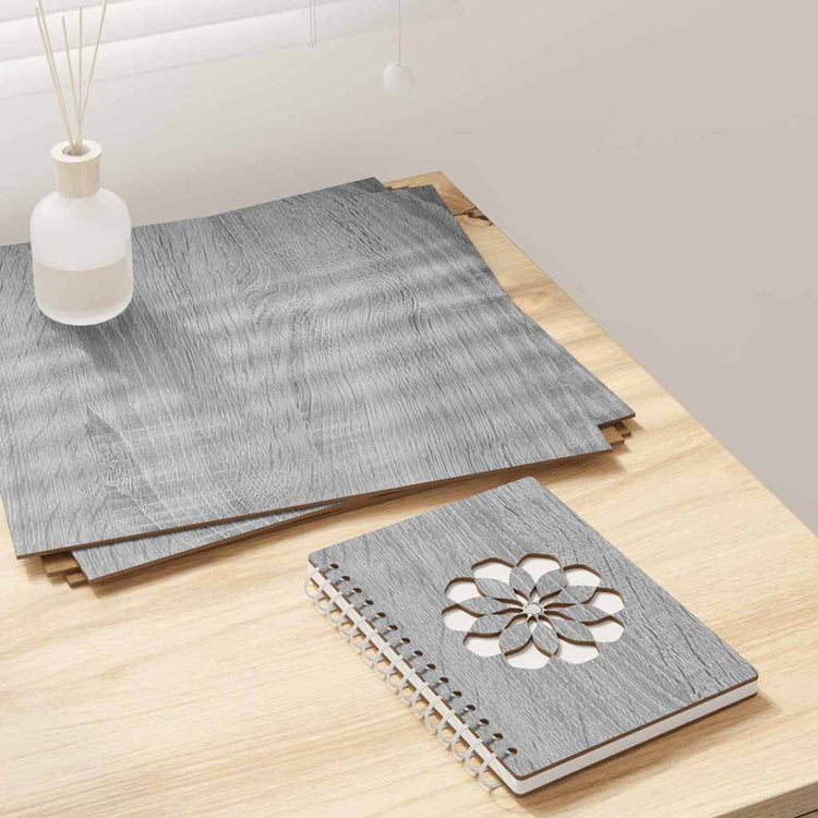 Vidaxx panneaux décoratifs 12 pcs gris sonoma 30 x 30 x 0,27 cm bois d'ingénierie