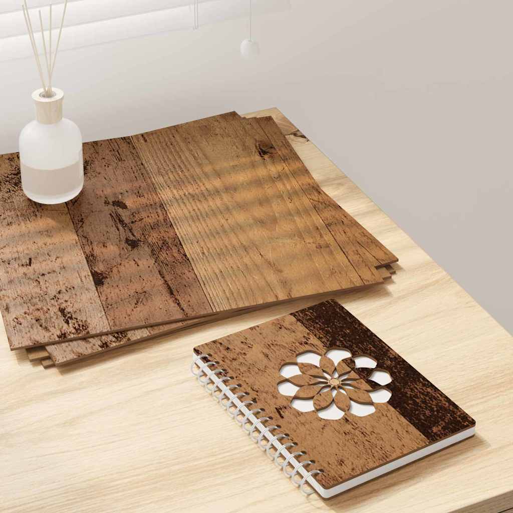 Vidaxx panneaux décoratifs 50 pcs vieux bois 30 x 30 x 0,27 cm bois d'ingénierie
