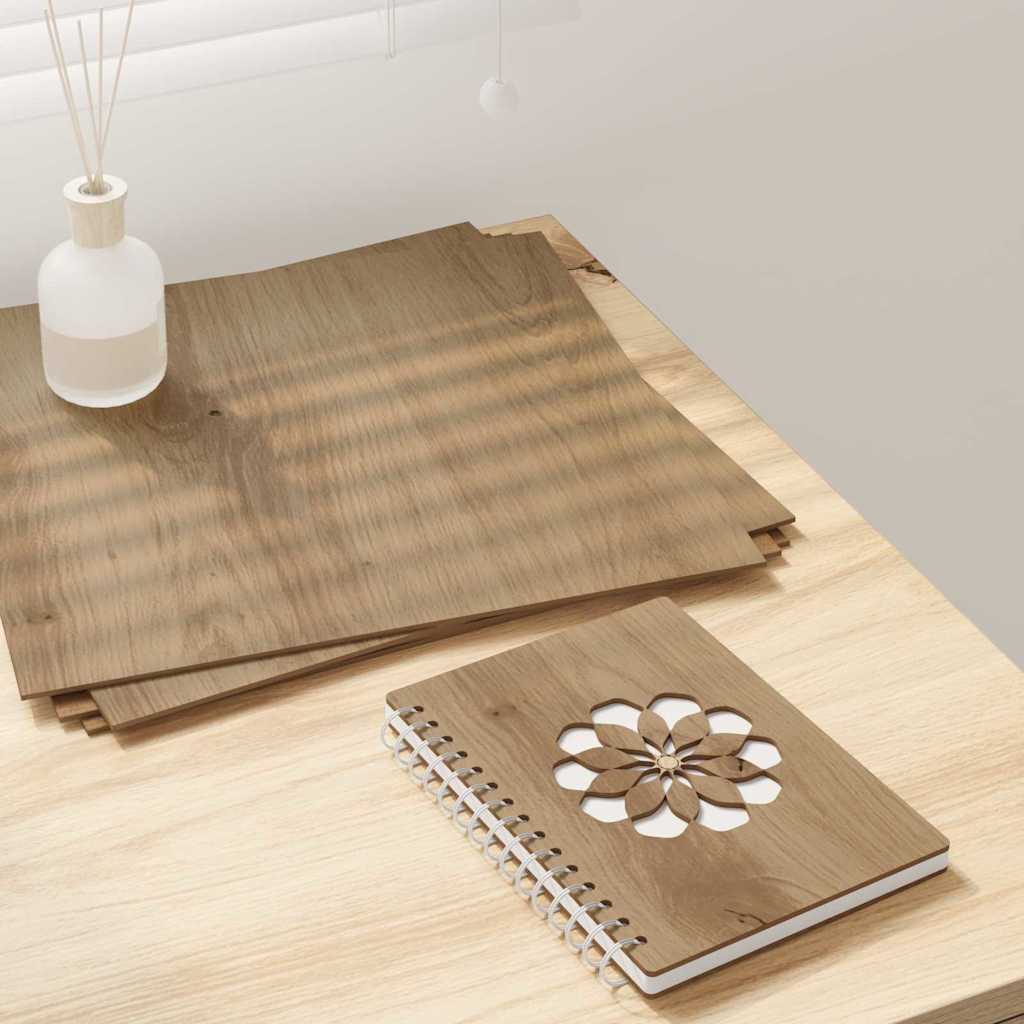 Panneaux décoratifs Vidaxx 50 pcs chêne artisanal 30 x 30 x 0,27 cm