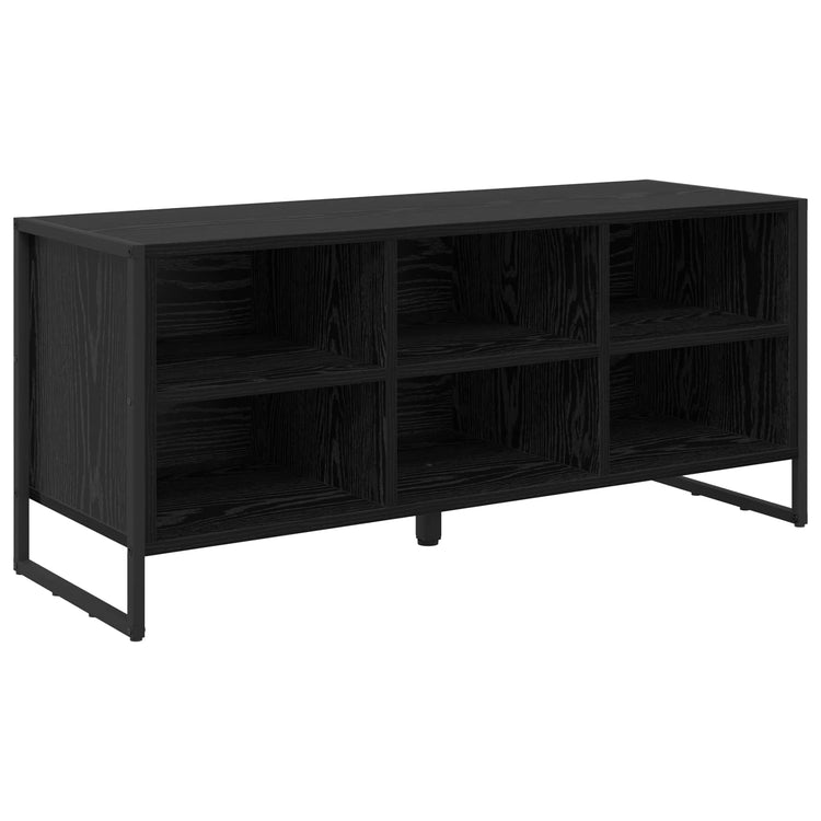 VidaXL armoire à chaussures chêne noir 60 x 35 x 44 cm bois fini