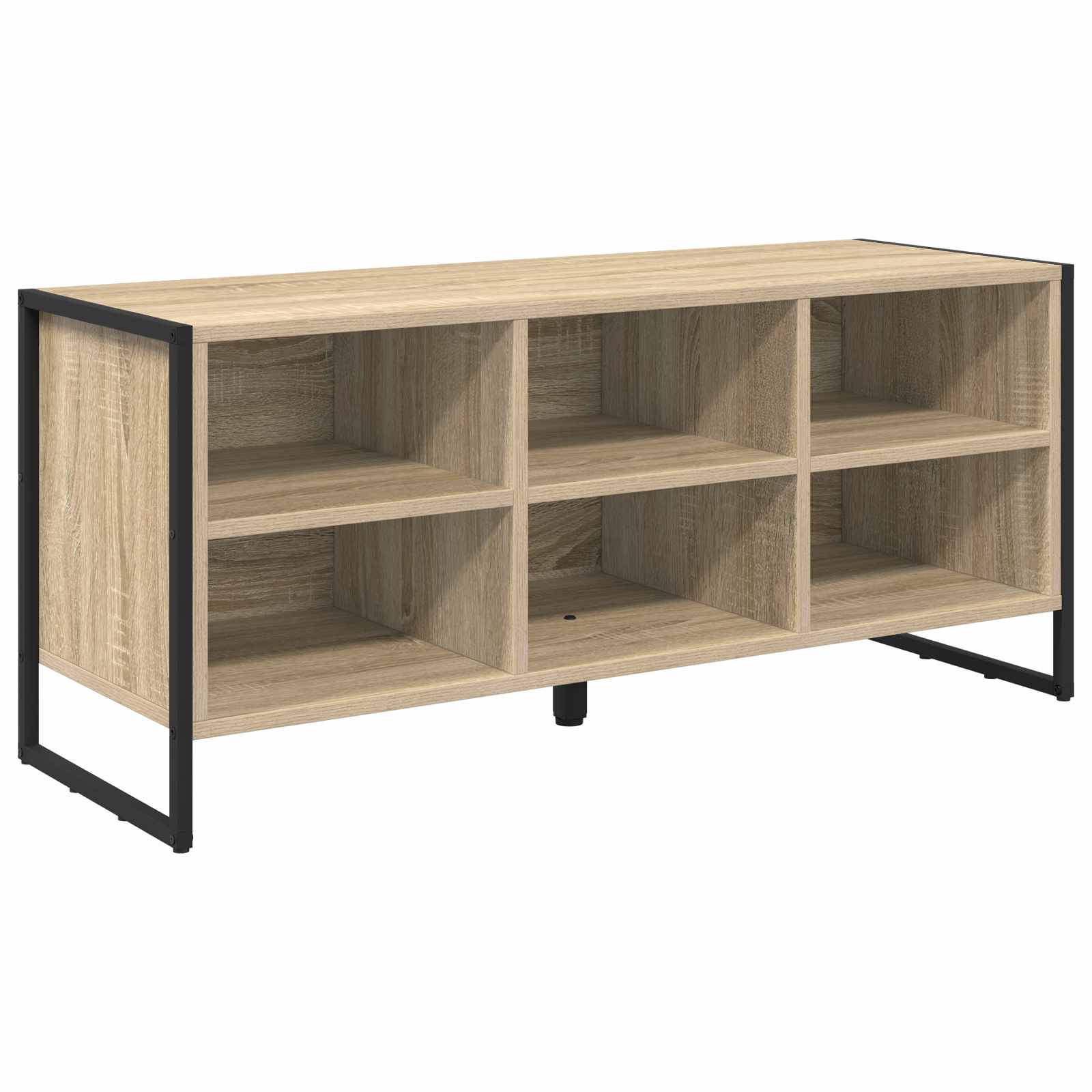 Vidaxl meuble à chaussures avec rangement sonoma 60 x 35 x 44 cm bois d'ingénierie