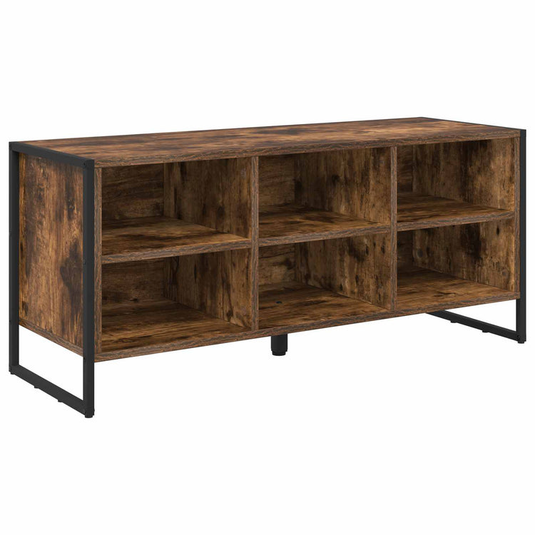 Vidaxx meuble à chaussures avec rangement chêne fumé 60 x 35 x 44 cm bois d'ingénierie