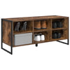 Vidaxx meuble à chaussures avec rangement chêne fumé 60 x 35 x 44 cm bois d'ingénierie