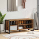 VidaXL armoire à chaussures avec rangement vieux bois 60 x 35 x 44 cm bois traité