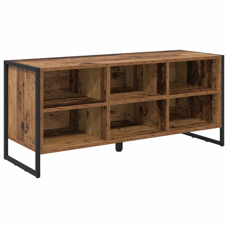 VidaXL armoire à chaussures avec rangement vieux bois 60 x 35 x 44 cm bois traité