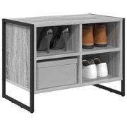 Vidaxl armoire à chaussures gris sonoma 60 x 35 x 44 cm bois fini - afbeelding 3