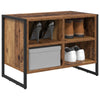 VidaXL armoire à chaussures avec rangement vieux bois 60 x 35 x 44 cm bois traité