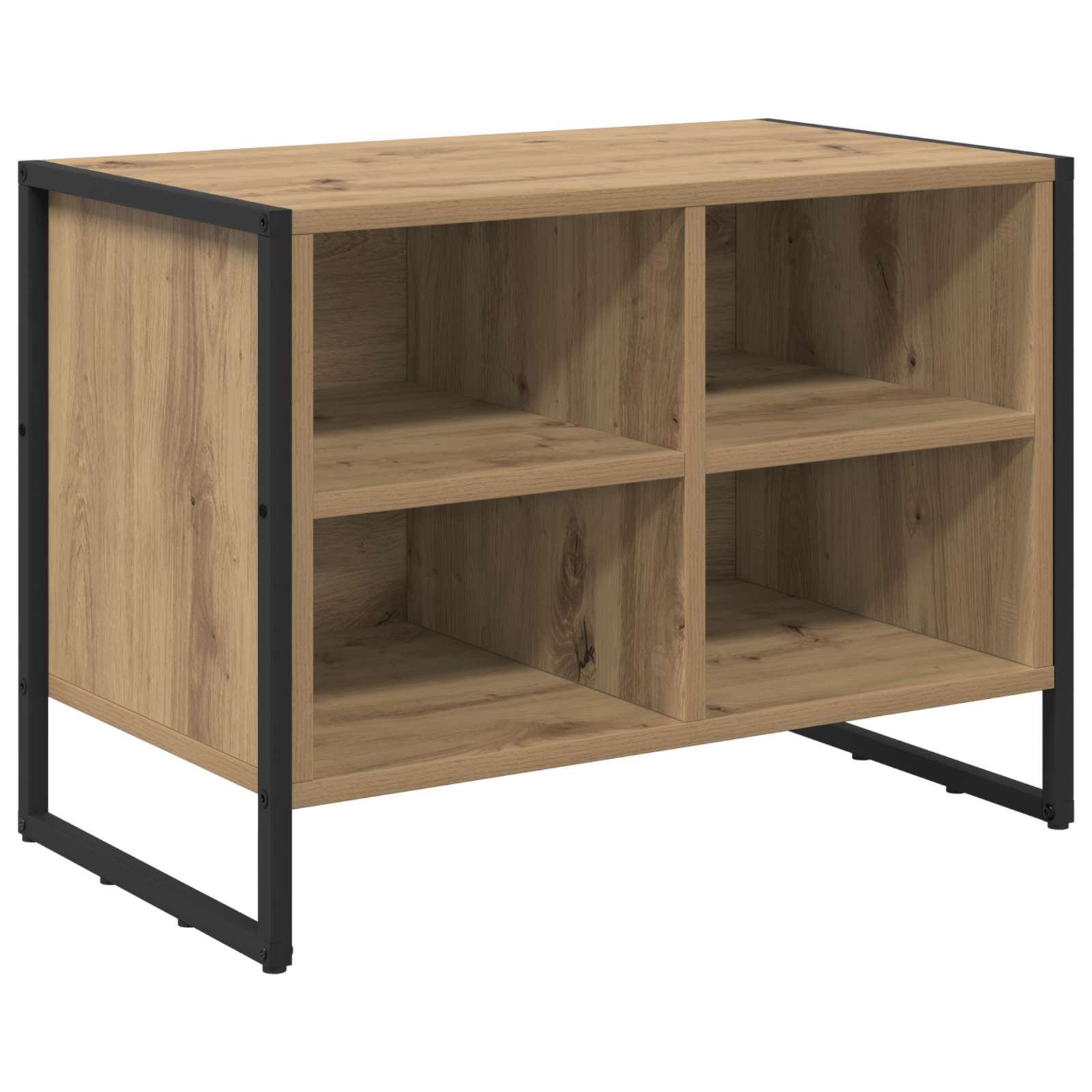 Vidaxxl meuble à chaussures chêne artisanal 60 x 35 x 44 cm bois d'ingénierie