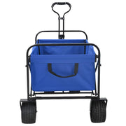Vidaxx chariot à main pliable bleu 89 x 63 x 96 cm acier et tissu oxford - afbeelding 3