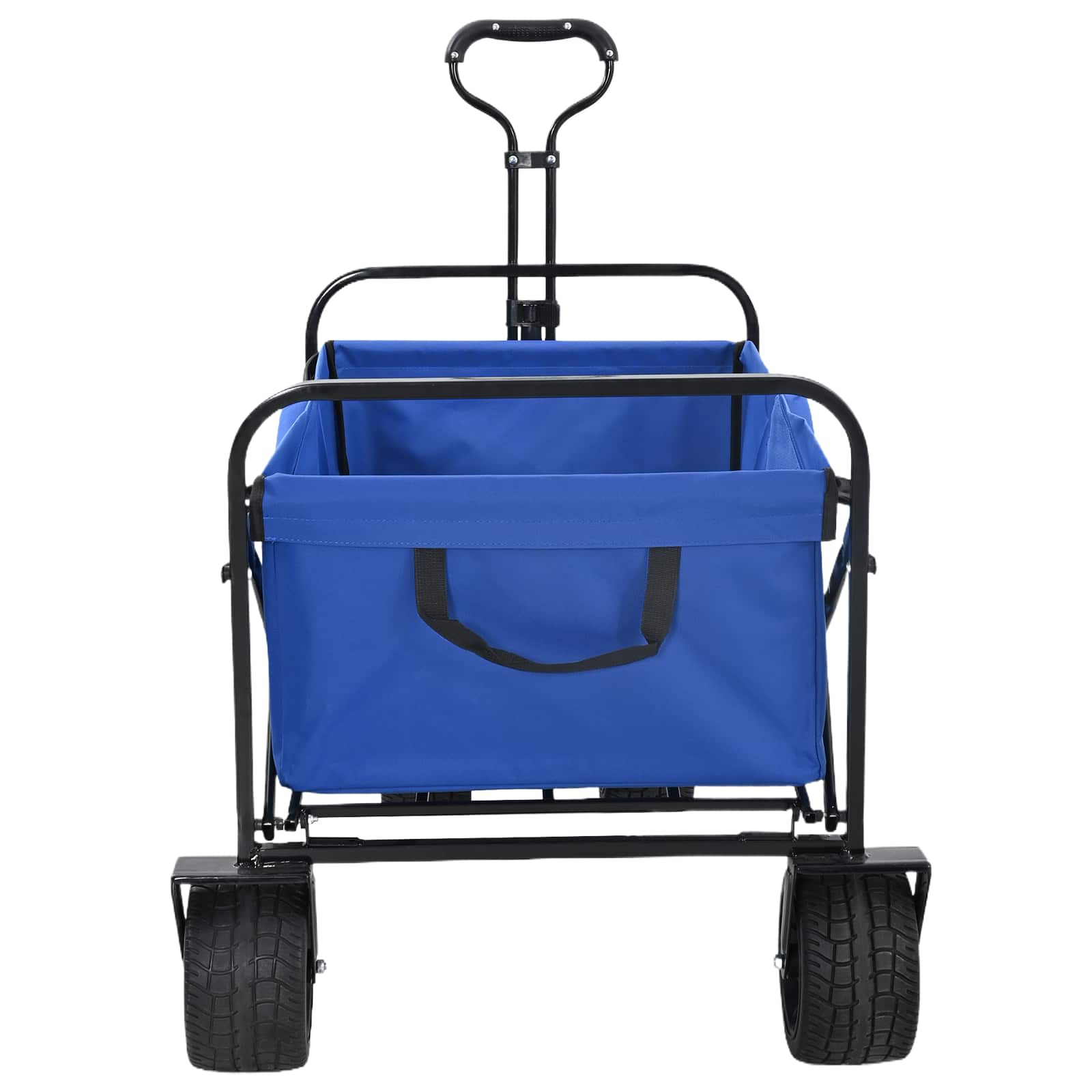 Vidaxx chariot à main pliable bleu 89 x 63 x 96 cm acier et tissu oxford