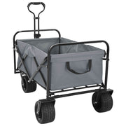 Vidaxx chariot à main pliable gris 89 x 63 x 96 cm acier et tissu oxford - afbeelding 2