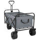 Vidaxx chariot à main pliable gris 89 x 63 x 96 cm acier et tissu oxford