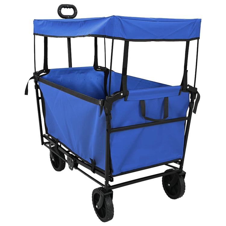 Vidaxx chariot à main pliable noir 105 x 56,5 x 116 cm tissu oxford