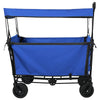 Vidaxx chariot à main pliable noir 105 x 56,5 x 116 cm tissu oxford