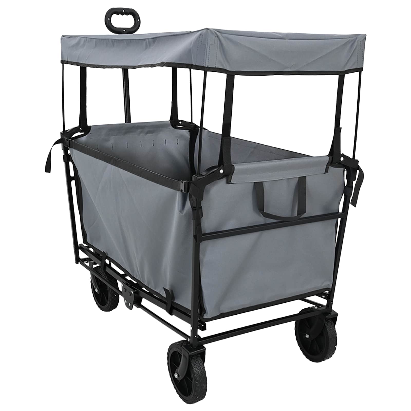 Vidaxx chariot à main pliable gris 105 x 56,5 x 116 cm tissu oxford
