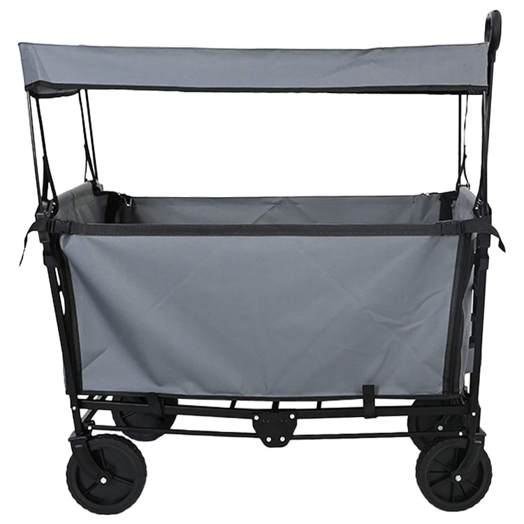 Vidaxx chariot à main pliable gris 105 x 56,5 x 116 cm tissu oxford