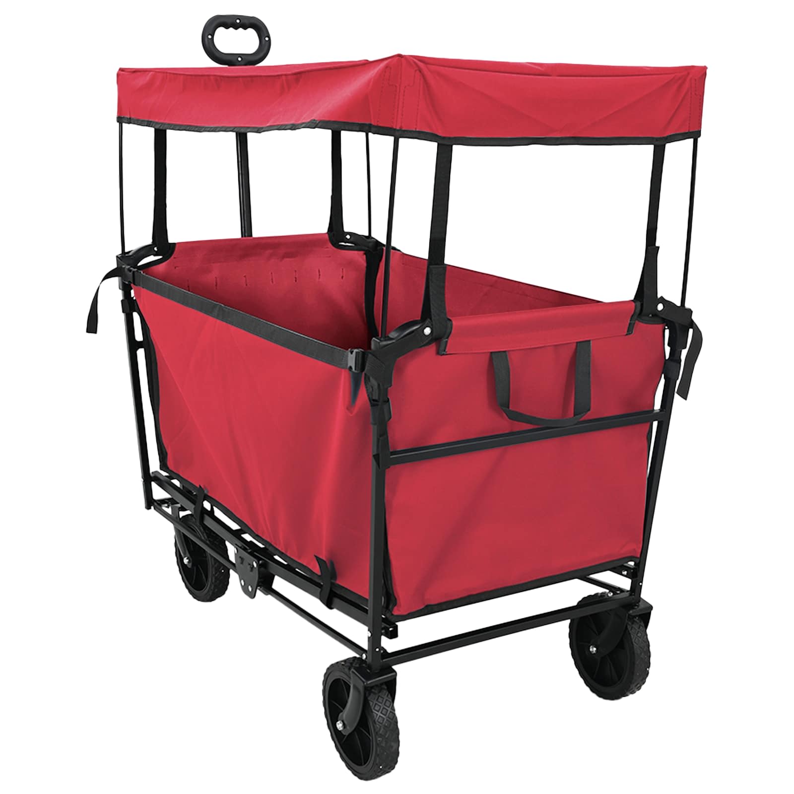 Vidaxx chariot à main pliable rouge 105 x 56,5 x 116 cm tissu oxford