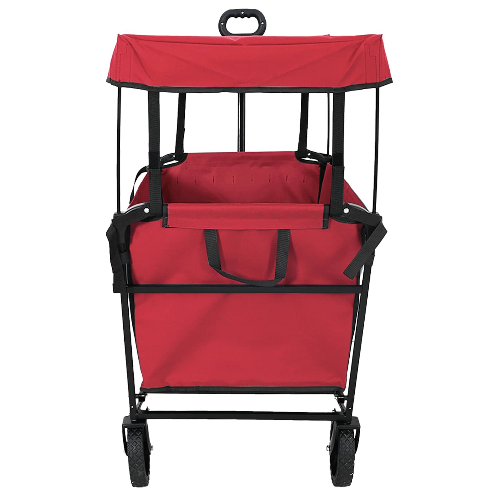 Vidaxx chariot à main pliable rouge 105 x 56,5 x 116 cm tissu oxford