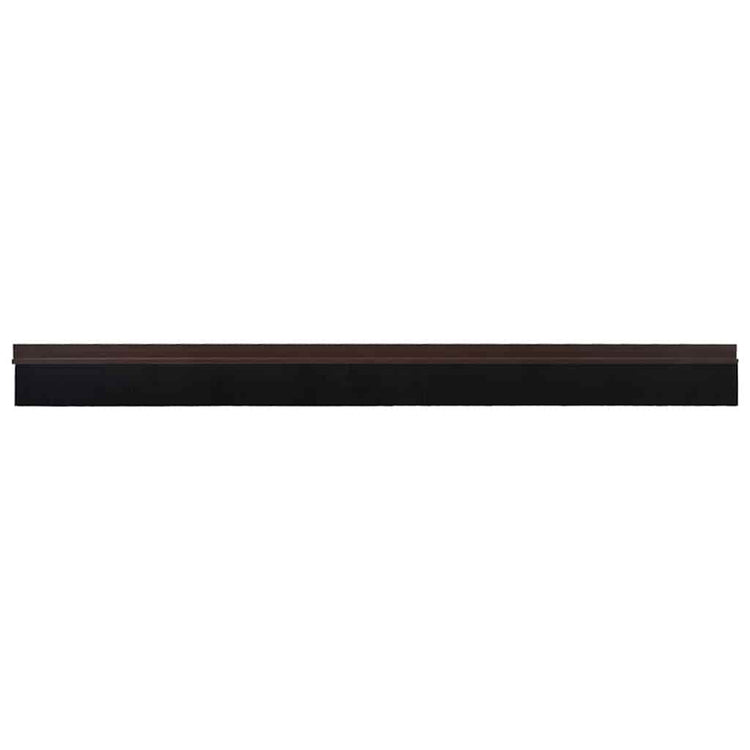 Vidaxx brosses de porte auto-adhésives 2 pcs marron 100 cm alliage d'aluminium