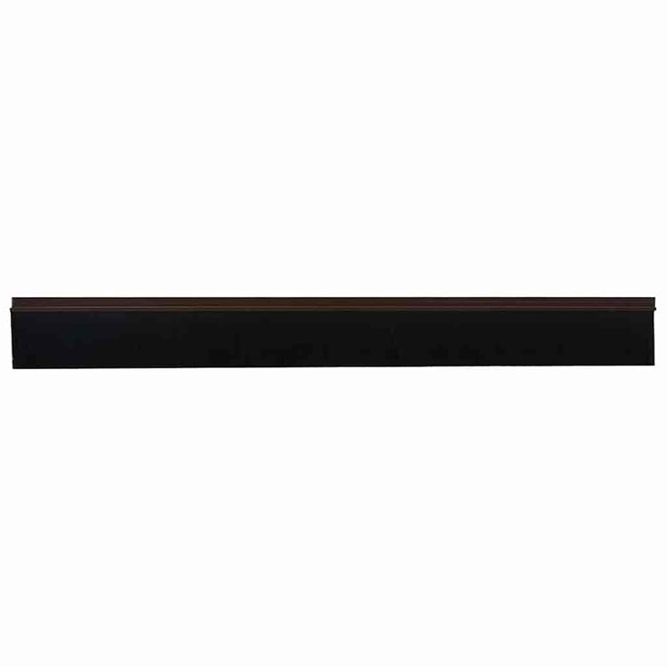 Vidaxx brosses de porte auto-adhésives 2 pcs marron 100 cm alliage d'aluminium