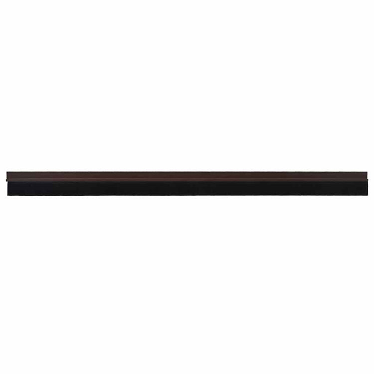 Vidaxx brosses de porte auto-adhésives 6 pcs marron 100 cm alliage d'aluminium
