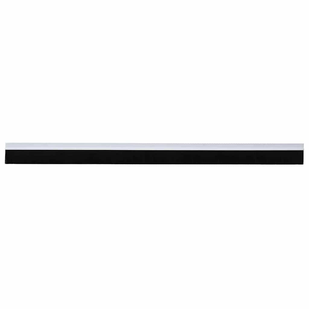 Vidaxx brosses de porte auto-adhésives 2 pcs blanc 100 cm alliage d'aluminium