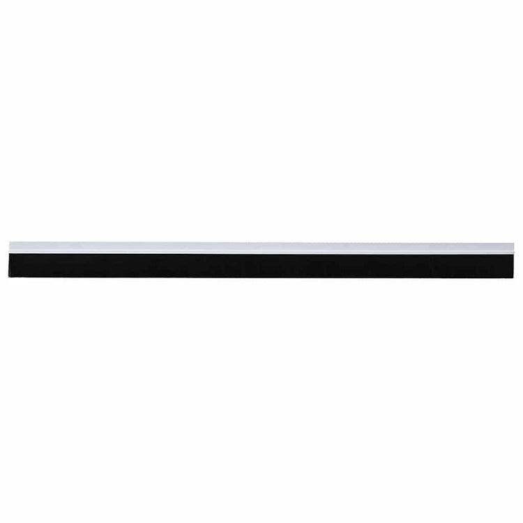 Vidaxx brosses de porte auto-adhésives 2 pcs blanc 100 cm alliage d'aluminium