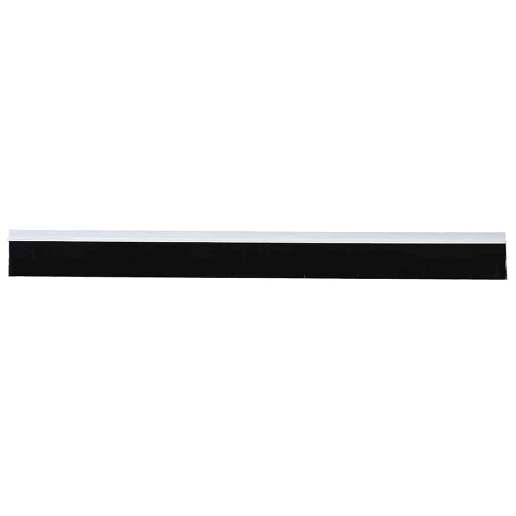 Vidaxx brosses de porte auto-adhésives 2 pcs blanc 100 cm alliage d'aluminium