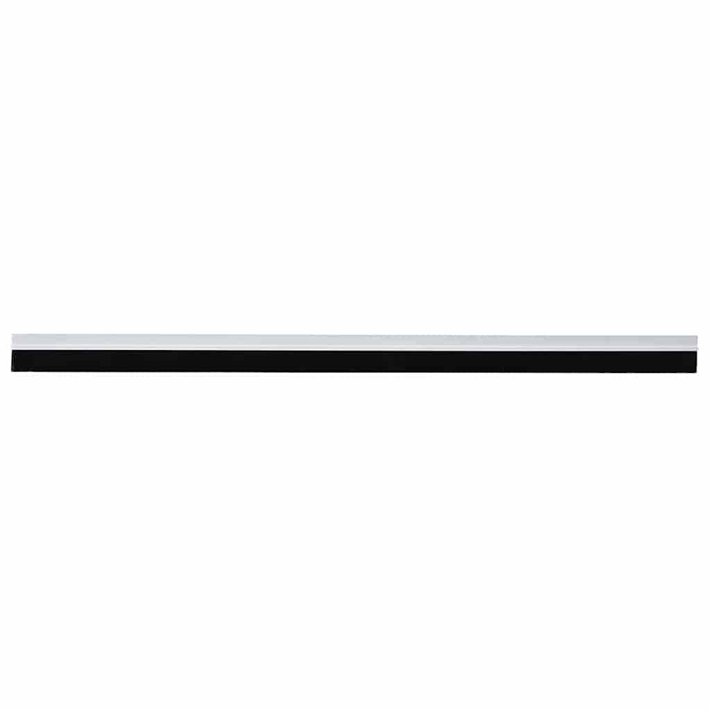Vidaxx brosses de porte auto-adhésives 6 pcs blanc 100 cm alliage d'aluminium