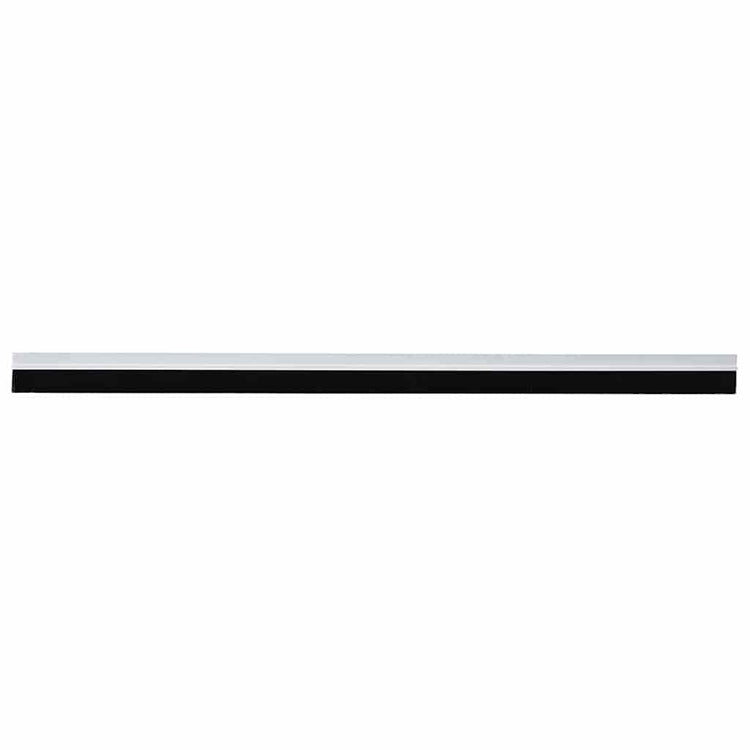 Vidaxx brosses de porte auto-adhésives 6 pcs blanc 100 cm alliage d'aluminium