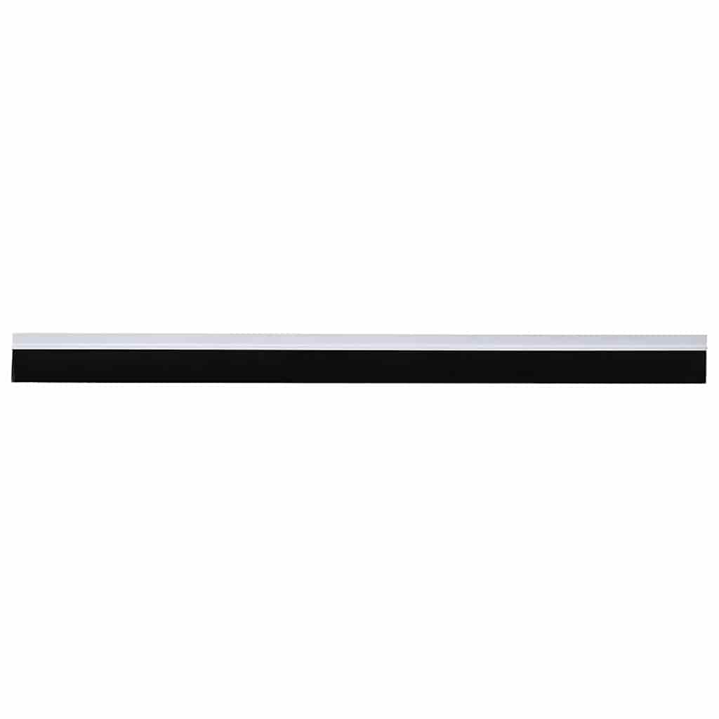Vidaxx brosses de porte auto-adhésives 6 pcs blanc 100 cm alliage d'aluminium