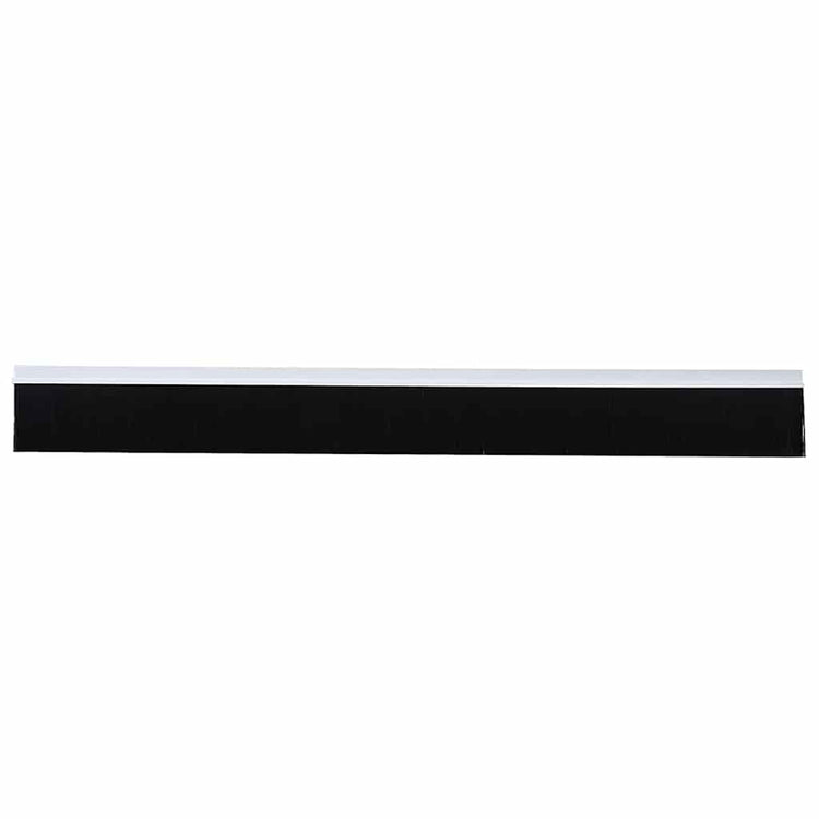Vidaxx brosses de porte auto-adhésives 6 pcs blanc 100 cm alliage d'aluminium