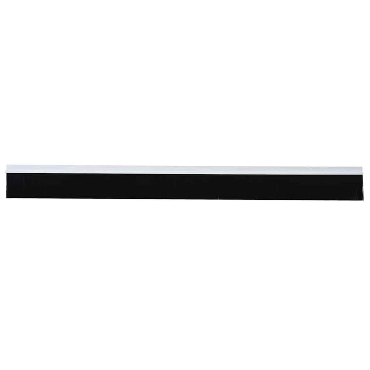 Vidaxx brosses de porte auto-adhésives 12 pcs blanc 100 cm alliage d'aluminium