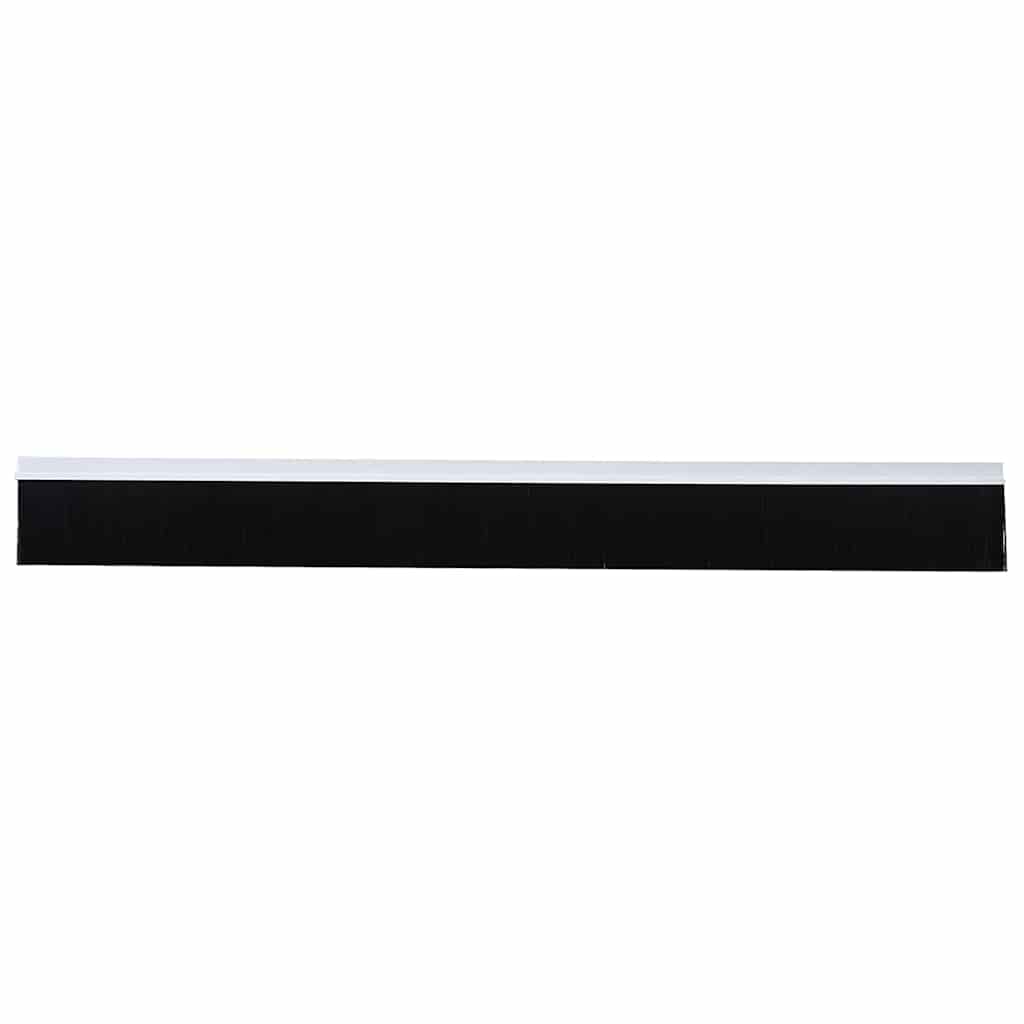 Vidaxx brosses de porte auto-adhésives 12 pcs blanc 100 cm alliage d'aluminium