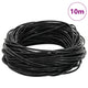 Vidaxxl cordon en cuir noir ø1 mm x 10 m cuir