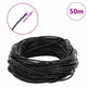 VidaXL cordon en cuir noir ø2 mm x 50 m cuir