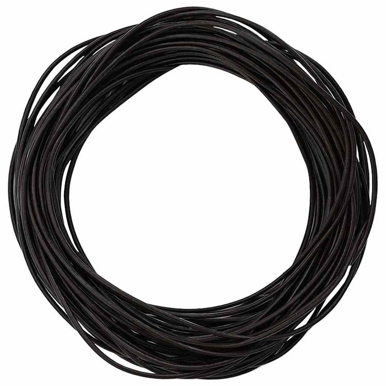 Vidaxl cordon cuir marron foncé ø1,5 mm x 50 m cuir