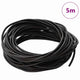 Vidaxxl cordon en cuir marron foncé ø3 mm x 5 m cuir
