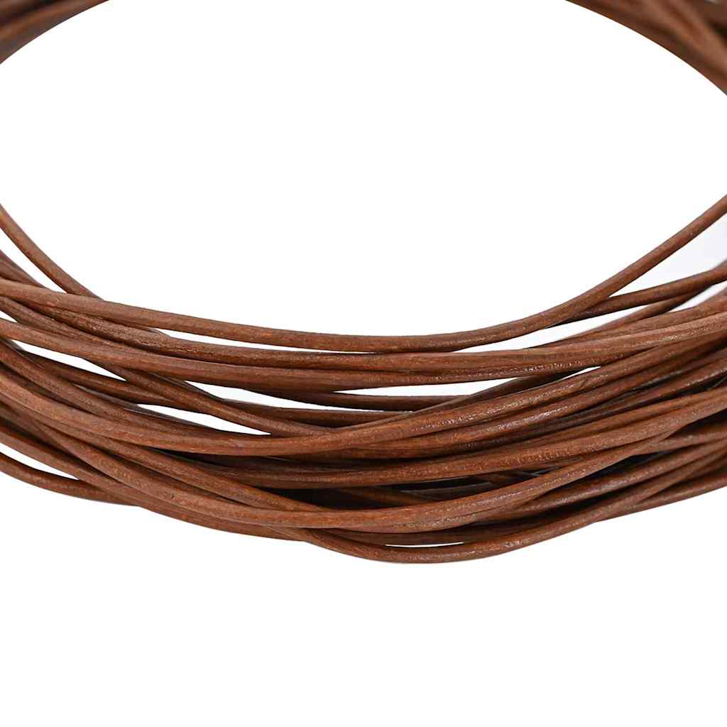 Vidaxl cordon en cuir marron clair ø1 mm x 10 m cuir