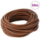 Vidaxxl cordon en cuir marron clair ø5 mm x 50 m cuir