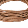 Vidaxl cordon cuir marron ø4 mm x 10 m cuir